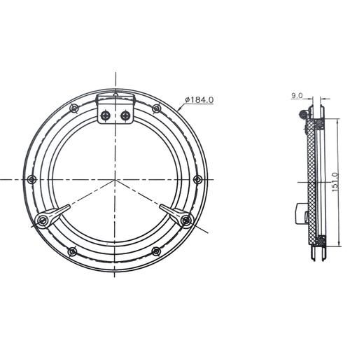 VENTIL RF UTV 185MM